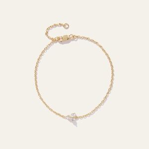 White Sapphire Triad Bracelet